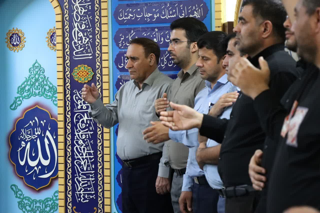 مراسم روضه‌خوانی سیدالشهداء در شرکت کشت وصنعت قند خاورمیانه