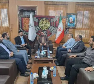Dr. Mousavian (Shareholder) and Dr. Panah (CEO) of Middle East Sugar Company Meet with Shush County Governor on the Occasion of Government Week 2024-08-28